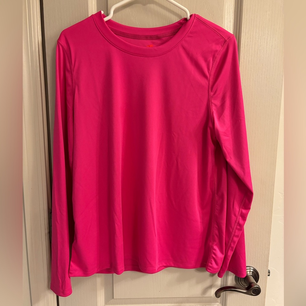 Hanes Pink Long Sleeve
